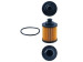 Фильтр масляный вставка Ford Ka 08-16, Fiat Doblo 09-23, Opel Astra H 04-14