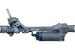Steering rack with EPS Mercedes-Benz Vito W447 14-