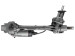 Steering rack with EPS