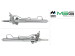 Steering Rack with HPS Mitsubishi Pajero III 00-07