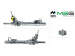 Рульова рейка з ГПК Peugeot 4007 07-12, Mitsubishi Outlander XL 07-12, Citroen C-Crosser 07-12