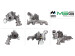 Turbocompresseur (turbo voiture) VW Caddy III 04-15, Audi A3 03-12, Skoda Octavia A5 04-13