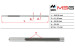 Steering rack shaft (HPS) Citroen C5 08-19