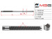 Vástago cremallera dirección asistida Mercedes-Benz SLK R171 04-11, Mercedes-Benz CLK W209 02-10, Mercedes-Benz C-Class W203 00-07