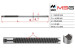 Vástago cremallera dirección asistida Mercedes-Benz SLK R171 04-11, Mercedes-Benz CLK W209 02-10, Mercedes-Benz C-Class W203 00-07