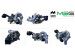Turbine (turbolader) Bi-Turbo zusammengestellt Mercedes-Benz SLK R172 12-, Mercedes-Benz GLC C253 15-22, Mercedes-Benz C-Class W205 14-21