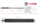Listwa zębata mechanicznej przekładni kierowniczej Renault Koleos 08-16, Nissan X-Trail T31 07-14, Nissan Qashqai 07-14
