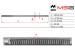 Steering rack shaft (HPS) Renault Master II 97-10, Nissan Interstar 01-10, Opel Movano A 98-10