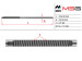 Vástago cremallera mecánica Renault Kangoo 97-07, Renault Megane II 03-09, Mercedes-Benz Citan 12-21