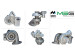 Turbocompresor debajo de la abrazadera Mercedes-Benz E-Class W212 09-16, Mercedes-Benz C-Class W204 07-14, Mercedes-Benz Sprinter 906 06-18