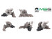 Turbine (turbolader) VW Caddy III 04-15, Audi A3 03-12, Skoda Octavia A5 04-13