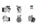 Compresor aire acondicionado Hyundai i-10 07-13, Kia Picanto 04-11, Kia Carens 06-12