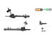 Crémaillère de direction non assistée Renault Duster 10-18