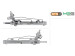 Рулевая рейка с ГУР BMW X1 E84 09-15, BMW 1 E81-88 04-11, BMW 3 E90-93 05-12