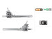 Cremallera dirección asistida VW Sharan 95-10, Ford Galaxy 94-06, SEAT Alhambra 96-10