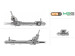Crémaillère de direction hydraulique Peugeot 4007 07-12, Mitsubishi Lancer X 07-, Citroen C-Crosser 07-12