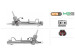 Lenkgetriebe hydraulisch Opel Insignia 08-16, Chevrolet Malibu 12-15