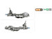 Steering rack with EPS Hyundai i-30 17-