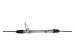 Steering rack without steering gear with rods