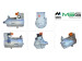 Compresseur de climatisation électrique VW Crafter 16-, Audi A3 12-22, Skoda Superb 15-24