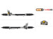 Cremallera dirección asistida con varillas VW Passat B5 96-05, Audi A4 95-01, Skoda Superb 01-08