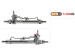 Cremallera dirección asistida Fiat Doblo 15-, Fiat Doblo 09-15, Opel Combo D 11-18