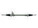 Steering rack without steering gear with rods