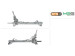 Steering Rack with HPS Mazda 5 05-10, Mazda 3 03-09