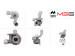 Turbosprężarka (turbina) Renault Megane II 03-09, Nissan Primera P12 02-08, Mitsubishi Space Star 98-12