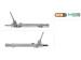 Рульова рейка без ГПК Renault Koleos I 08-16, NISSAN X-TRAIL (T32) 13-