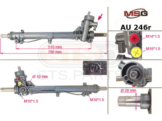 Cremallera dirección asistida
