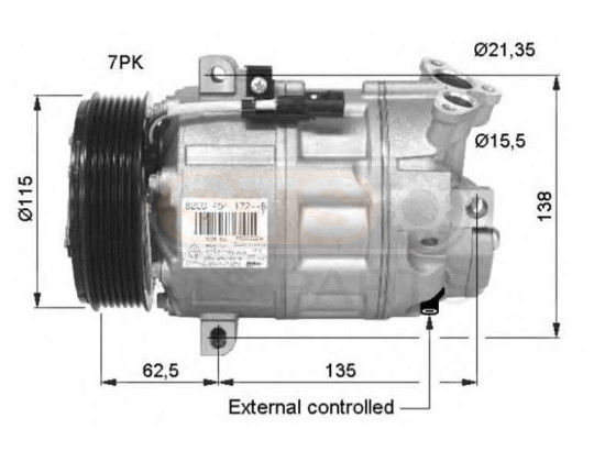 Compressore aria condizionata