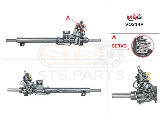 Steering Rack with HPS