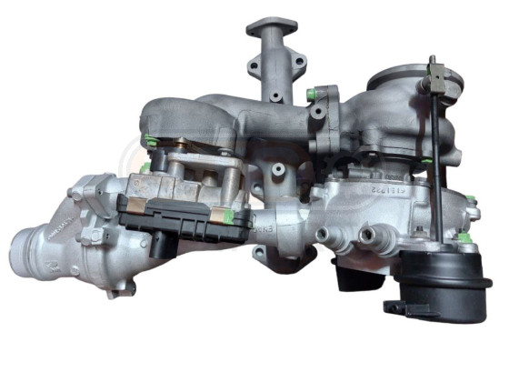 Turbocompresor Bi-Turbo ensamblado