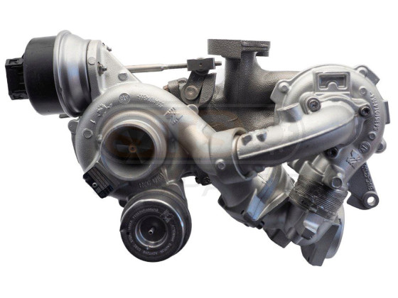 Turbine Bi-Turbo assembled