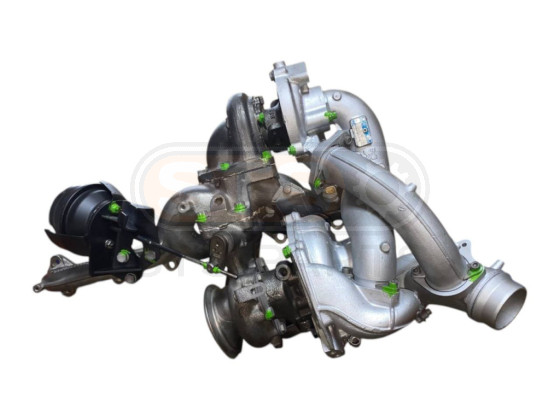 Turbocompresor Bi-Turbo ensamblado