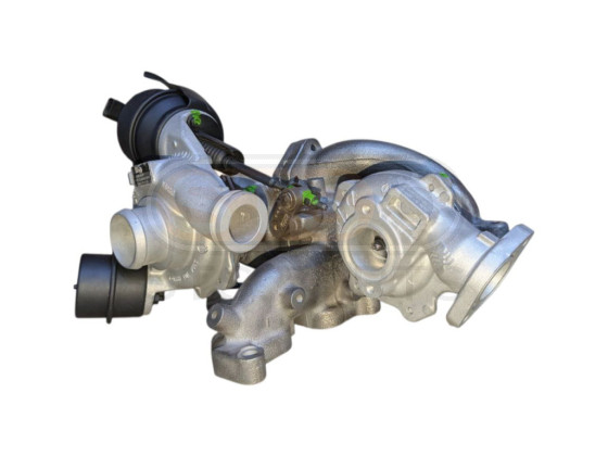 Turbine (turbolader) Bi-Turbo zusammengestellt