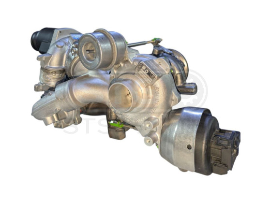 Turbine Bi-Turbo assembled