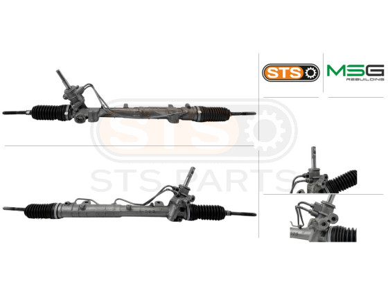 Lenkgetriebe hydraulisch mit stäben