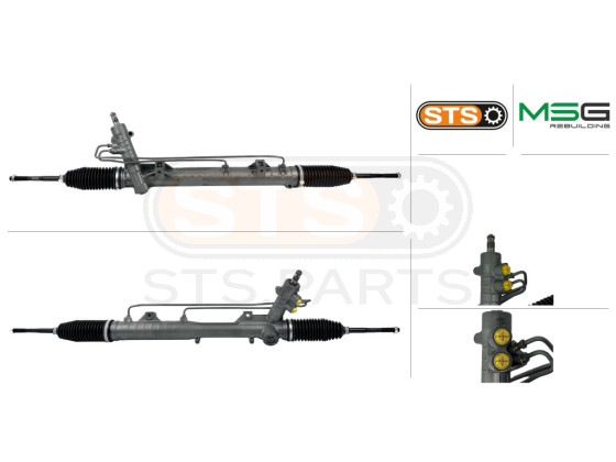 Lenkgetriebe hydraulisch mit stäben
