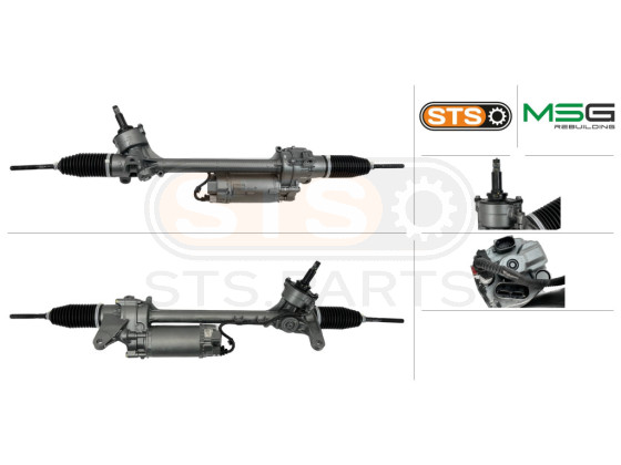 Steering rack with EPS