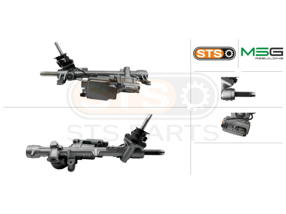 Steering rack with EPS