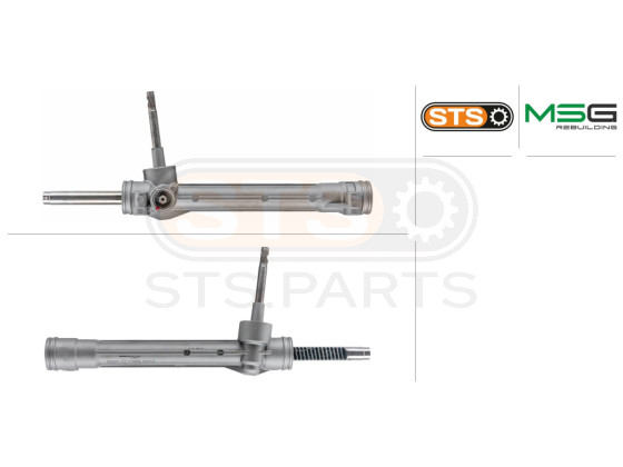 Steering rack without steering gear