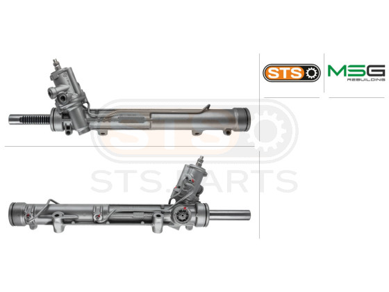Lenkgetriebe hydraulisch mit stäben