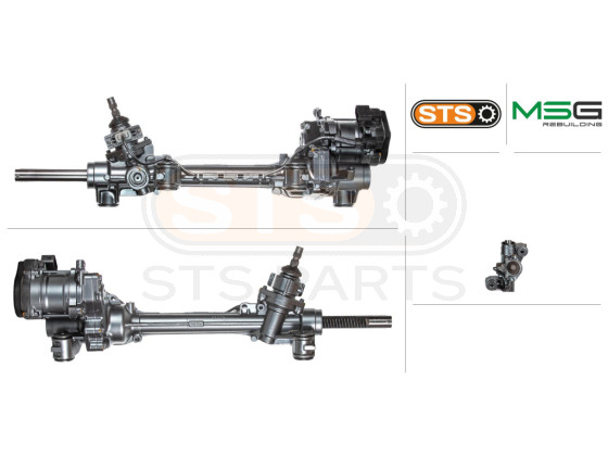 Steering rack with EPS