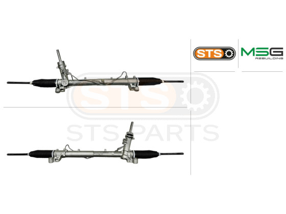 Lenkgetriebe hydraulisch mit stäben