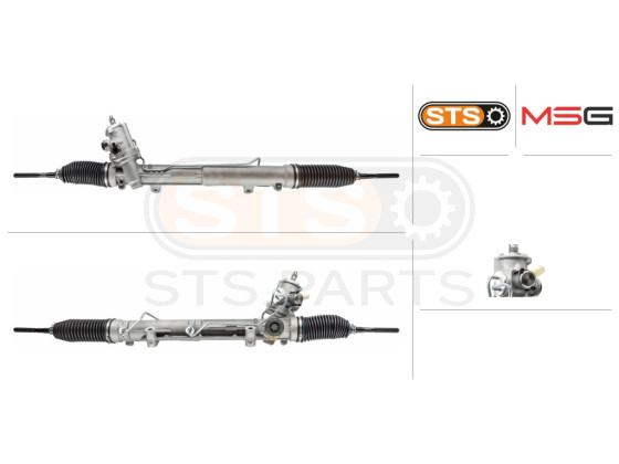 Lenkgetriebe hydraulisch mit stäben