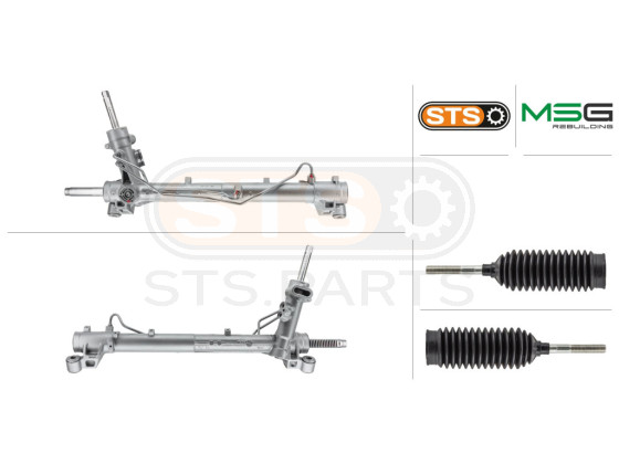 Lenkgetriebe hydraulisch mit stäben