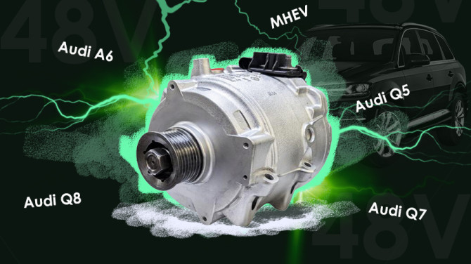 Jak zainstalować alternator 48 V 4NO903028 w Audi A6, Q5, Q7, Q8 i innych modelach z napędem MHEV: szczegółowe instrukcje techniczne