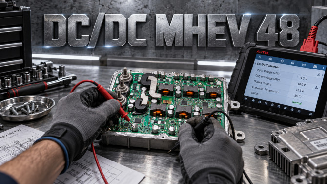 Reparatur von 48-V-MHEV-DC/DC-Wandlern – statt eines teuren Austauschs
